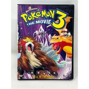 Pokemon 3 The Movie Spell of the Unown DVD Pikachu & Pichu Warner Bros 2001